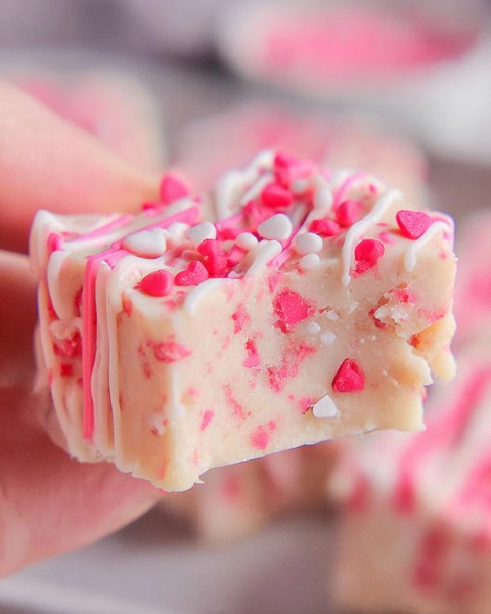 Valentine’s Day Sugar Cookie Fudge