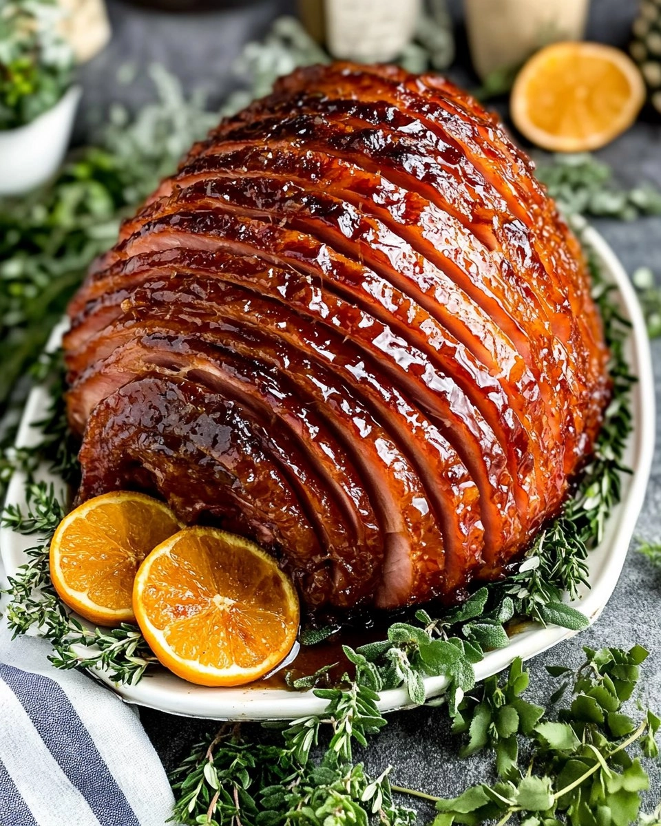 Baked Ham with Brown Sugar Glaze