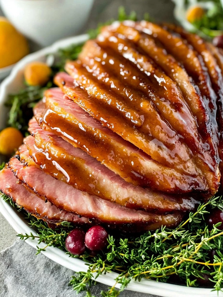 Baked Ham with Brown Sugar Glaze