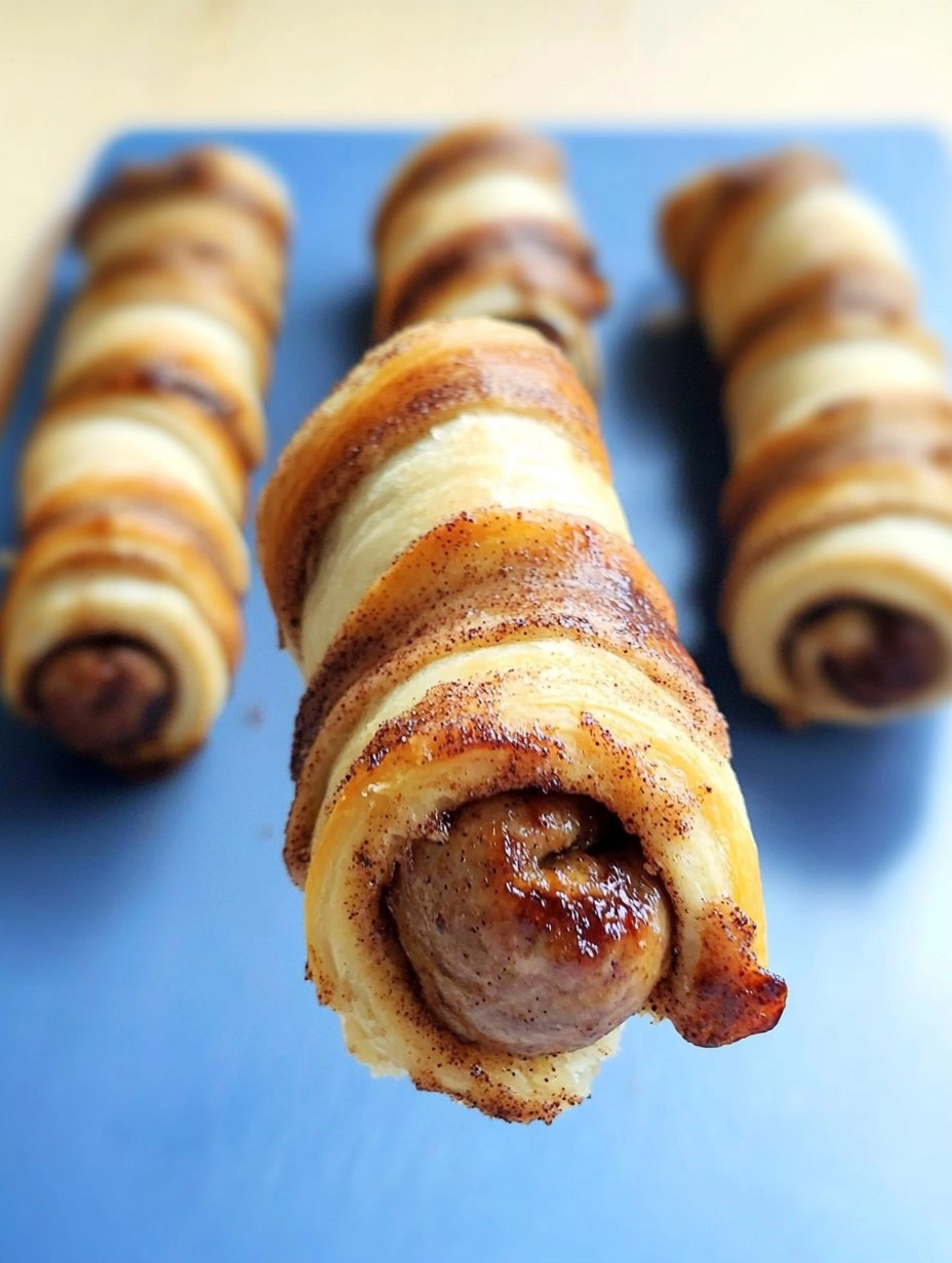 Breakfast Pigs in Cinnamon Rolls