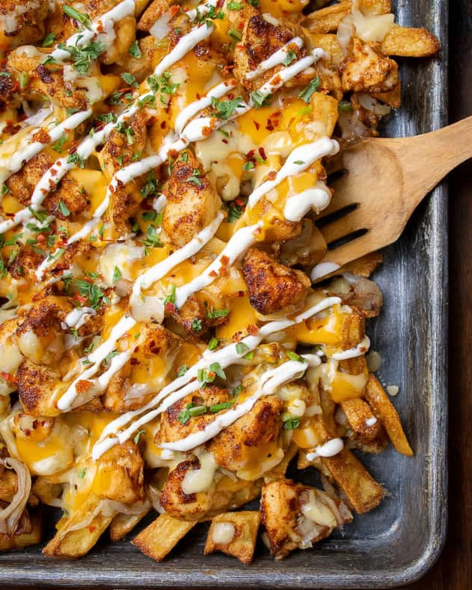 Cajun Chicken Loaded Fries