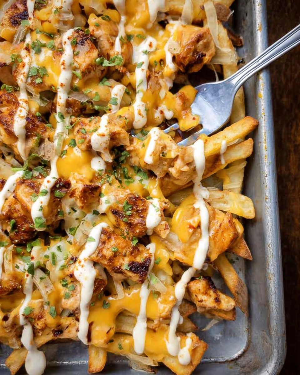 Cajun Chicken Loaded Fries