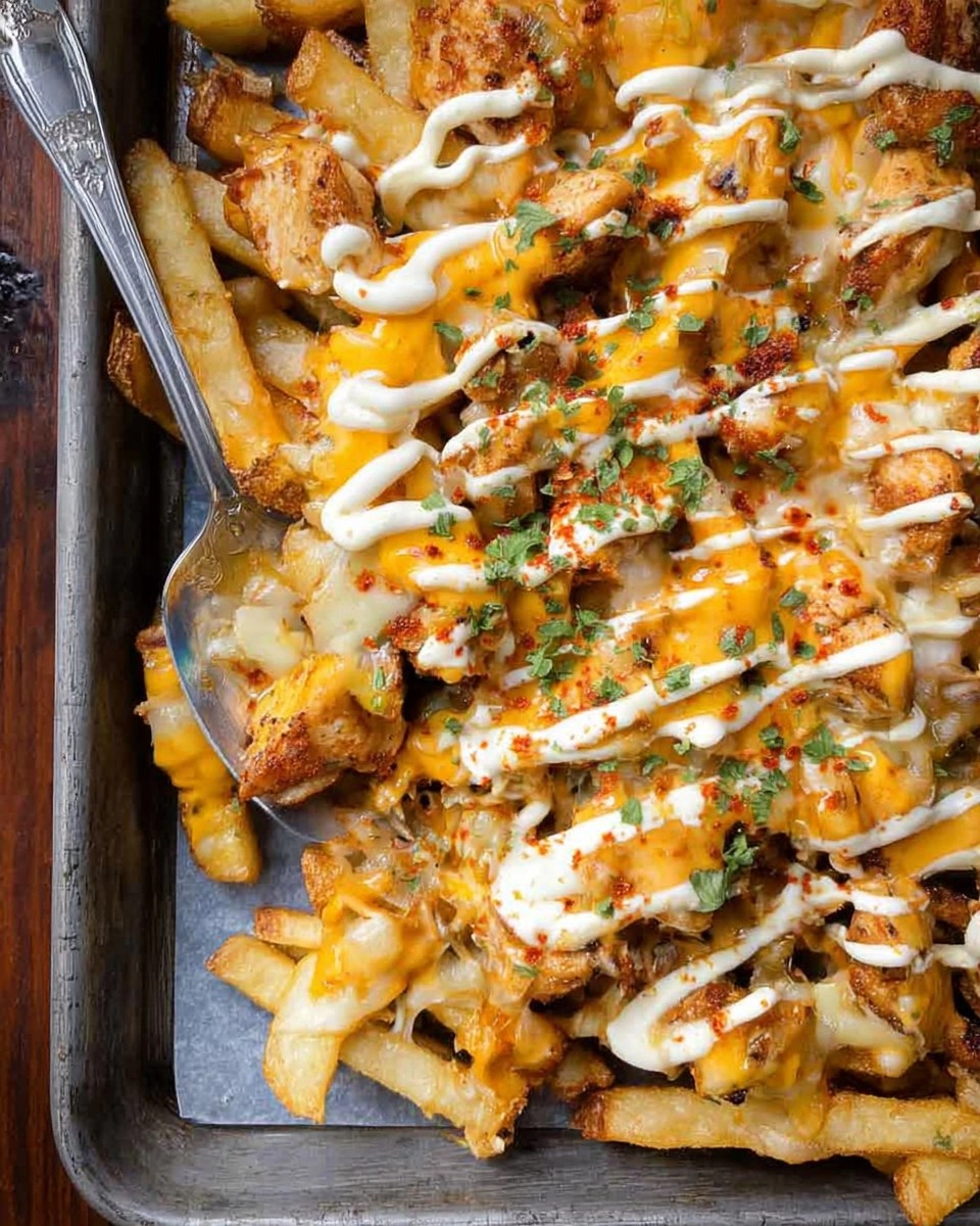 Cajun Chicken Loaded Fries