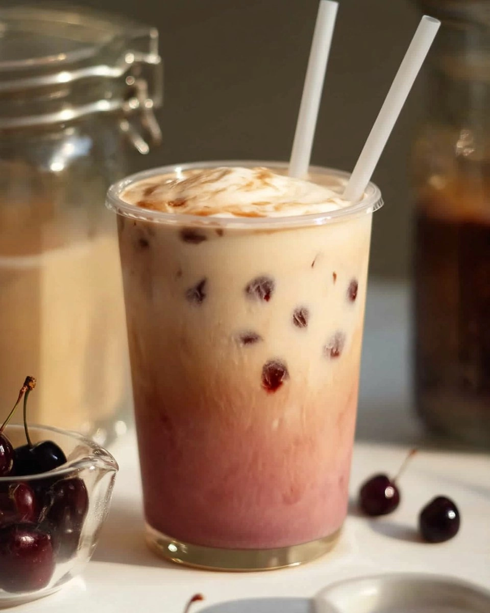 Cherry Vanilla Iced Latte
