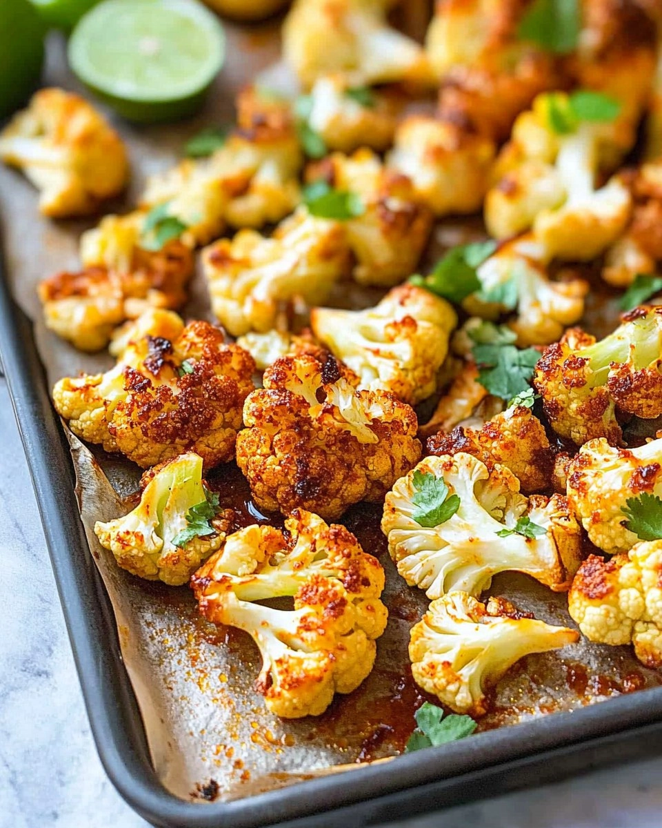 Chili Lime Roasted Cauliflower
