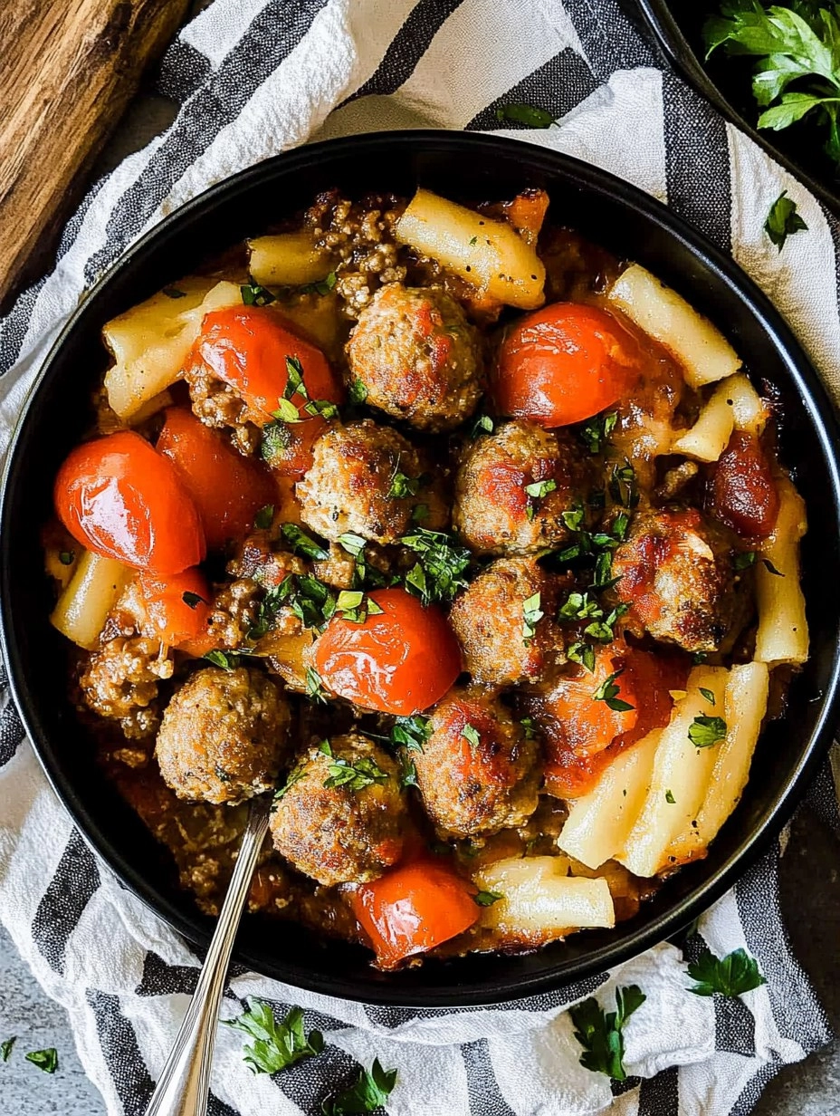 Classic Meatball Casserole 