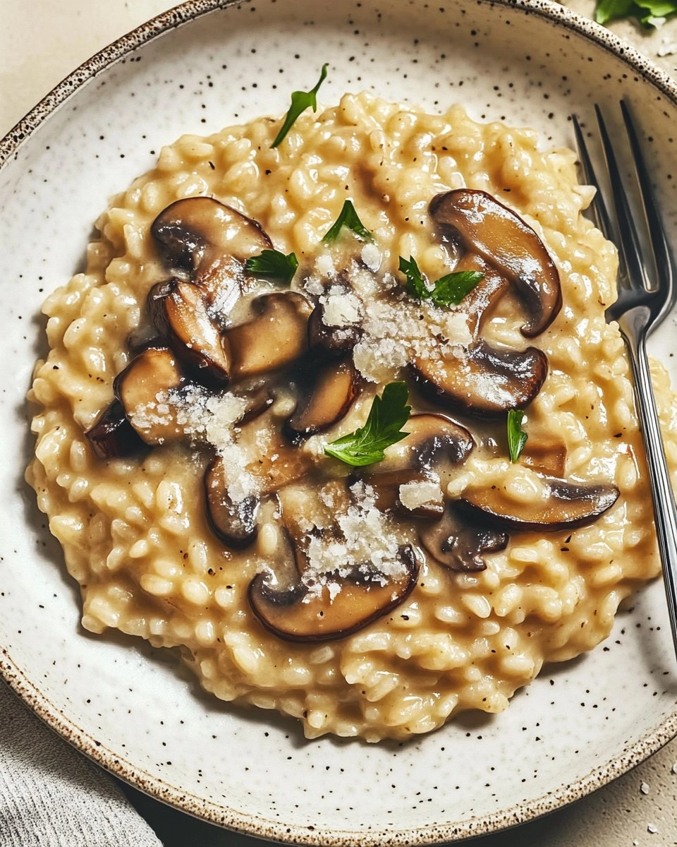 Creamy Mushroom Risotto