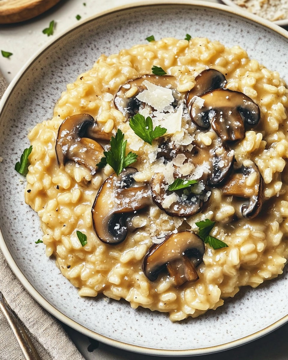 Creamy Mushroom Risotto