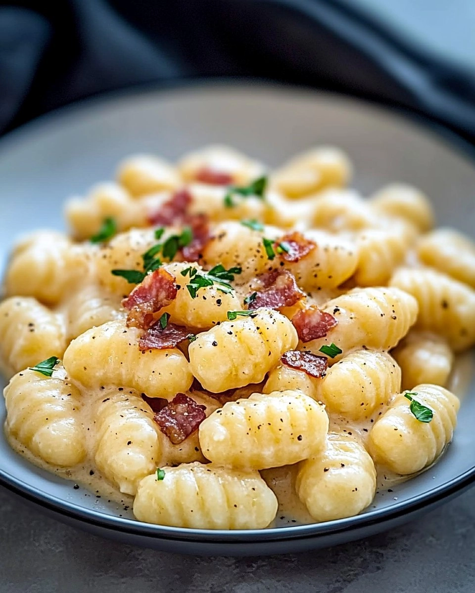 Creamy Pancetta Gnocchi 