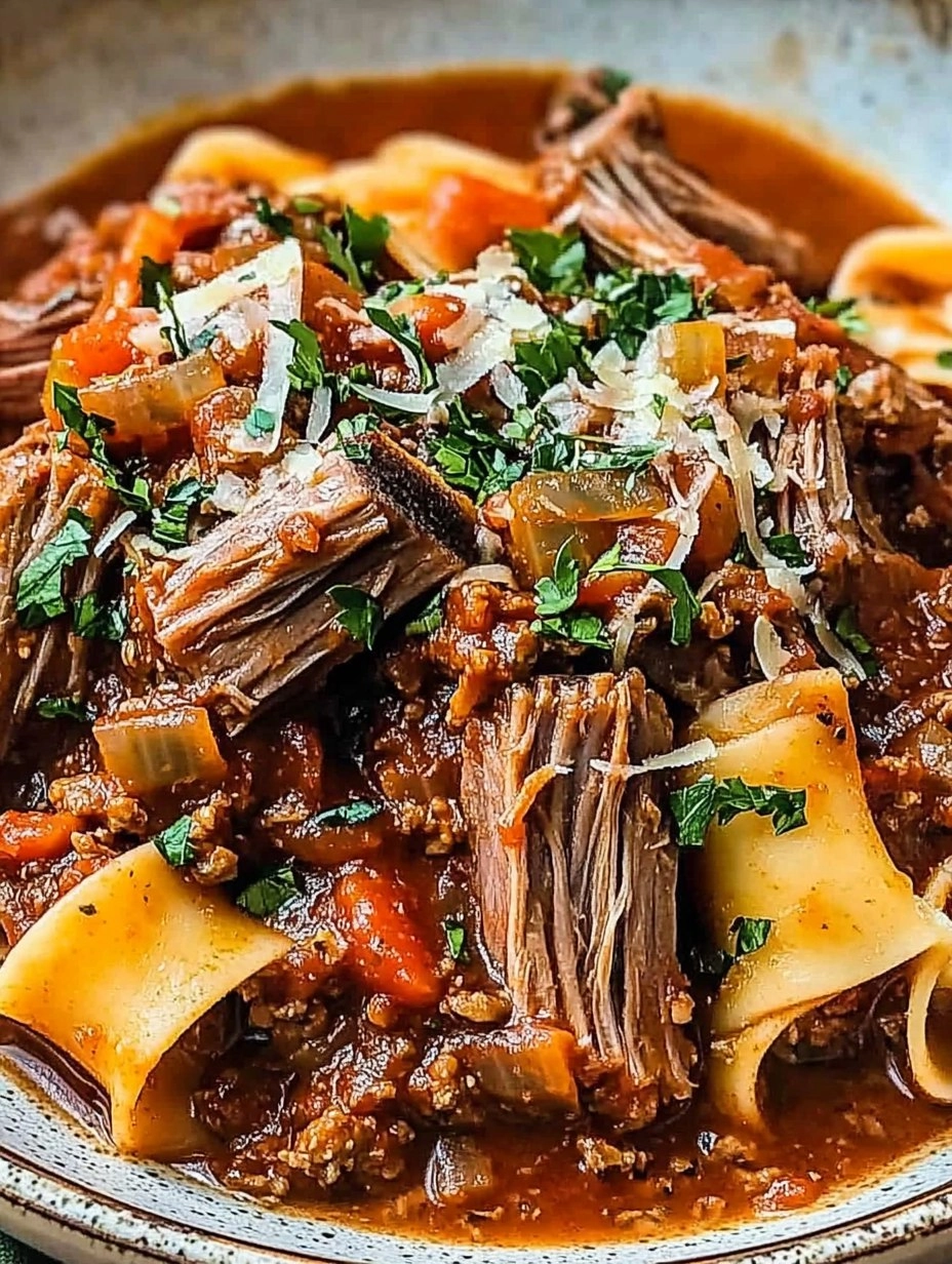 Crockpot Short Rib Ragu