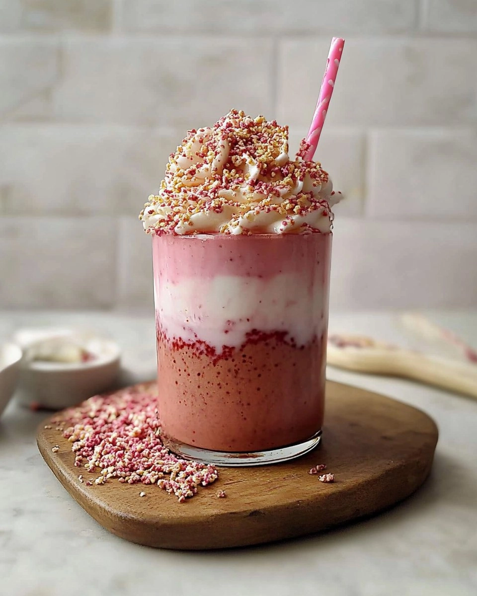 Cupid Float Valentine's Day Drink