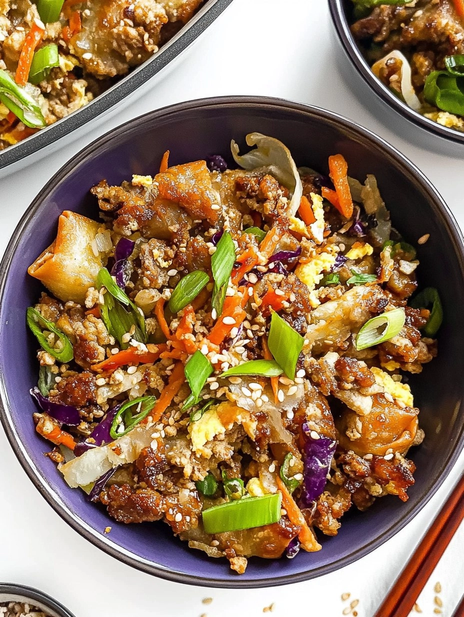 Deconstructed Egg Rolls