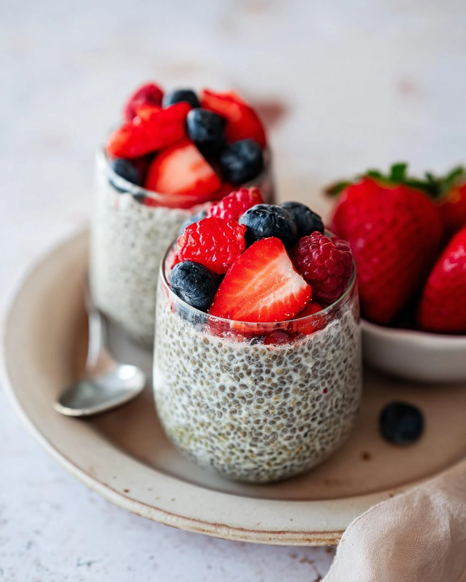 Easy Chia Pudding Valentine