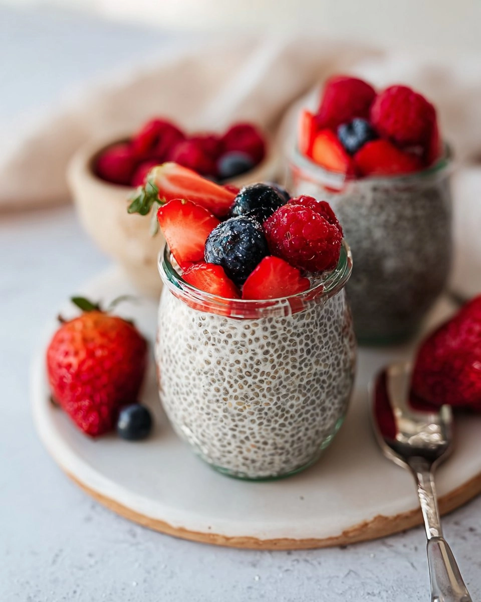 Easy Chia Pudding Valentine