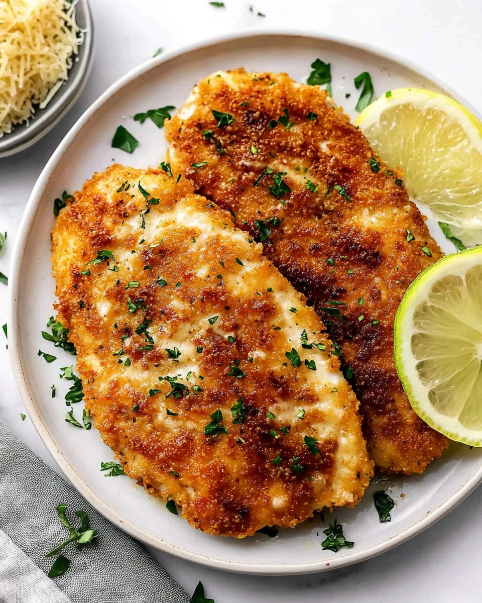 Easy Chicken Parmesan | Crispy Pan-Fried Chicken Breast