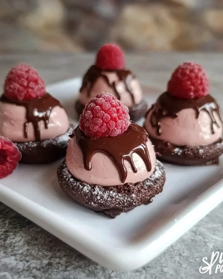 Easy-Chocolate-Raspberry-Mousse-Domes-Recipe