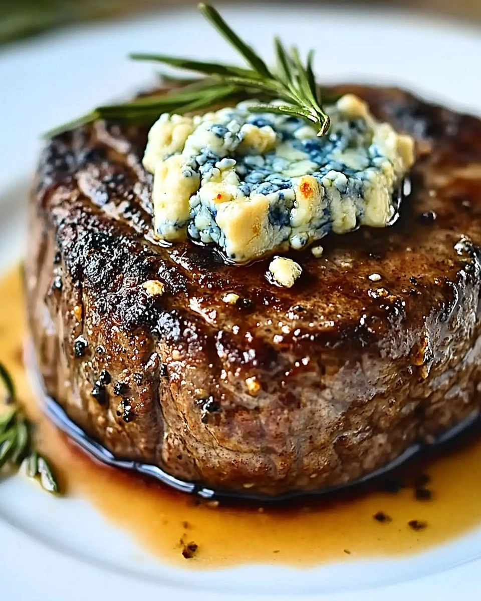 Filet Mignon with Blue Cheese Butter