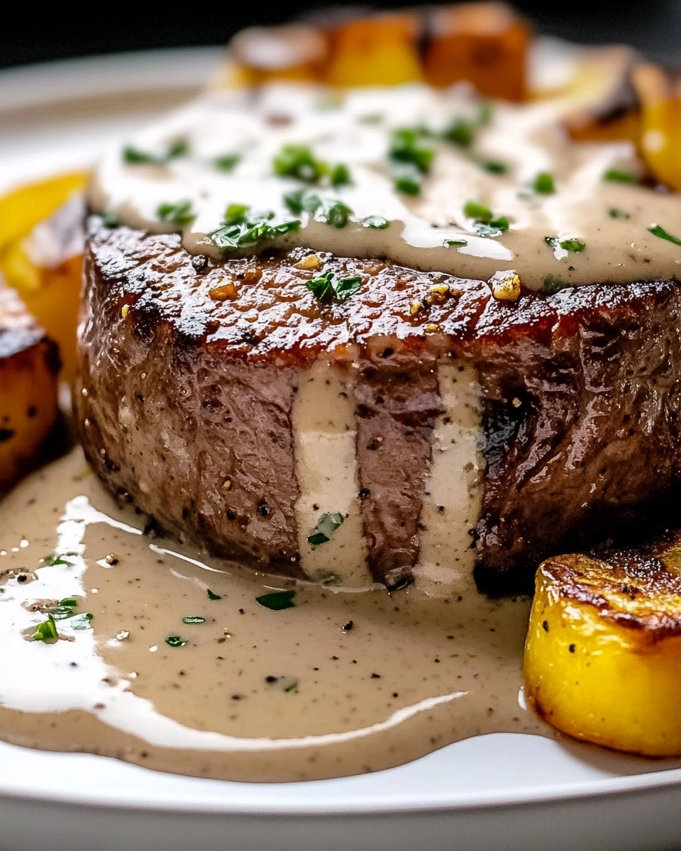 Filet Mignon with Dijon Sauce