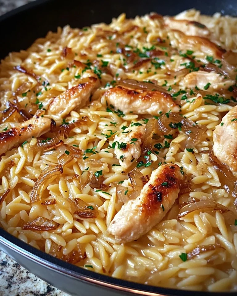 French-Onion-Chicken-Orzo-Recipe