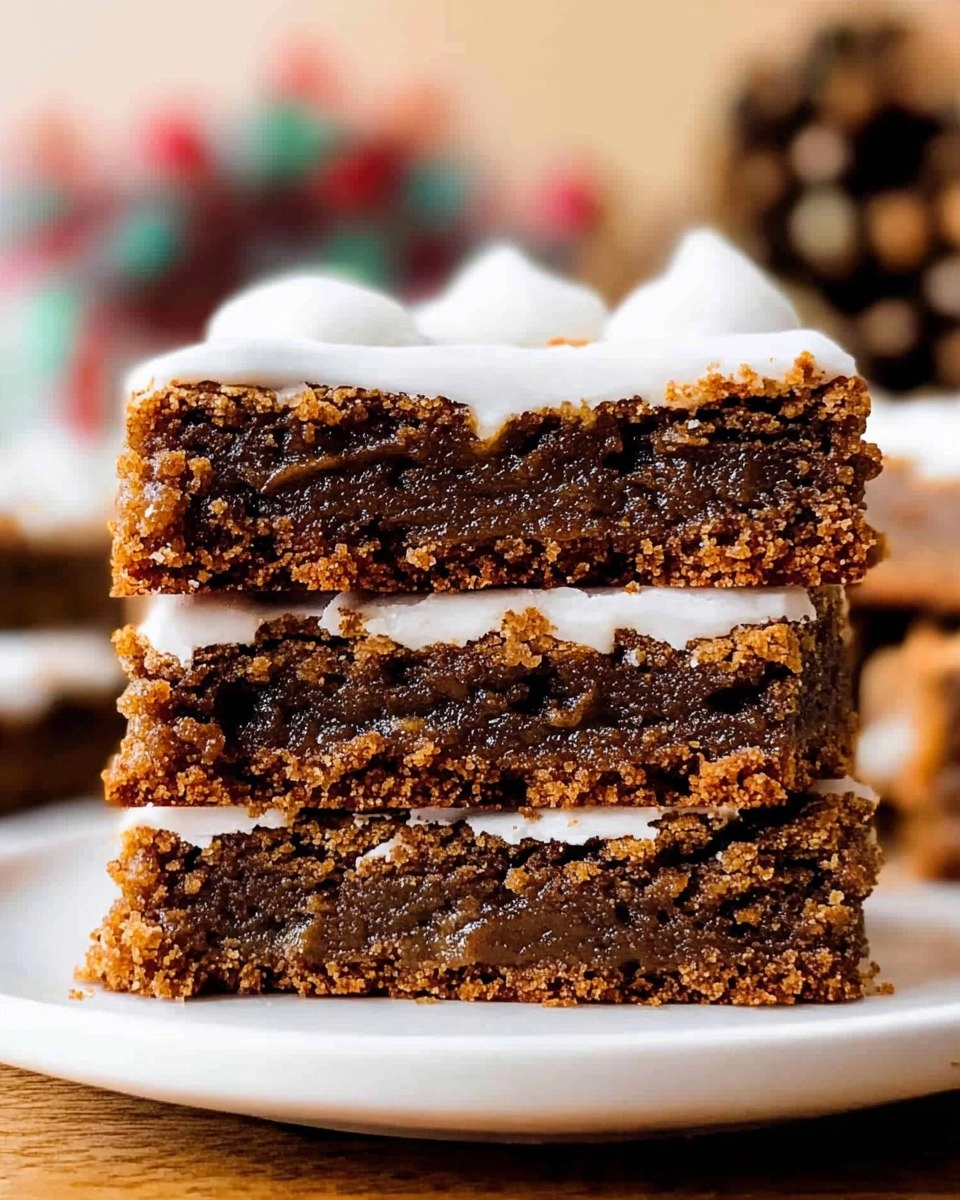 Gingerbread Cookie Bars
