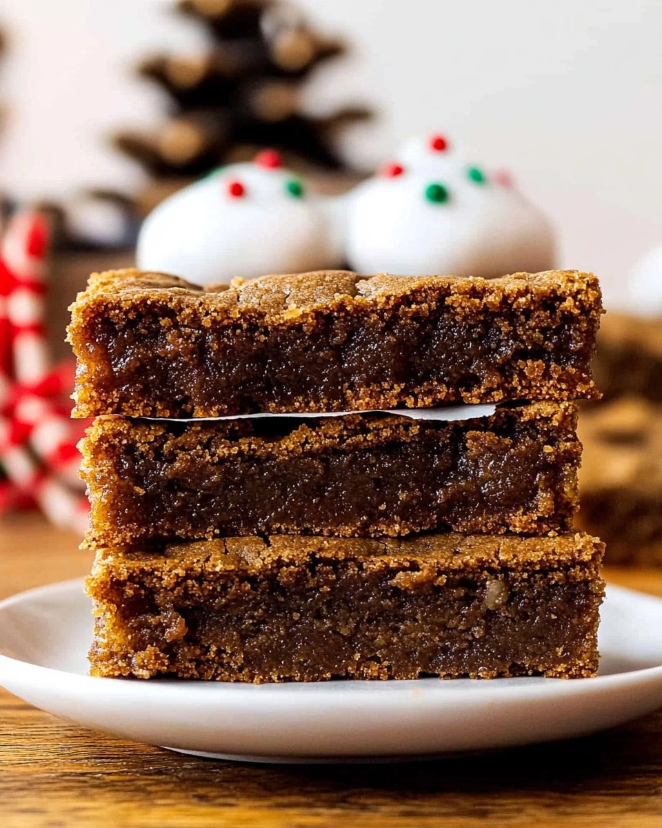 Gingerbread Cookie Bars