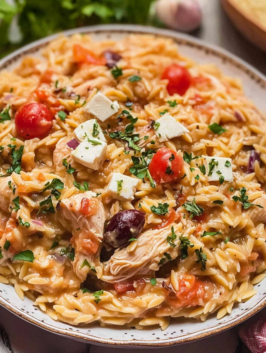 Greek Chicken and Orzo