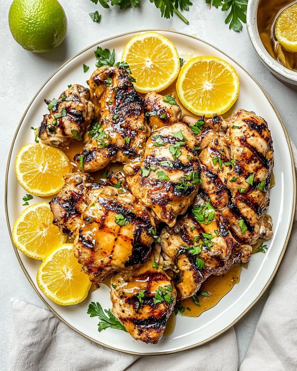 Healthy Grilled Citrus Chicken with Glaze