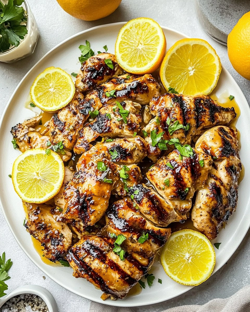 Healthy Grilled Citrus Chicken with Glaze