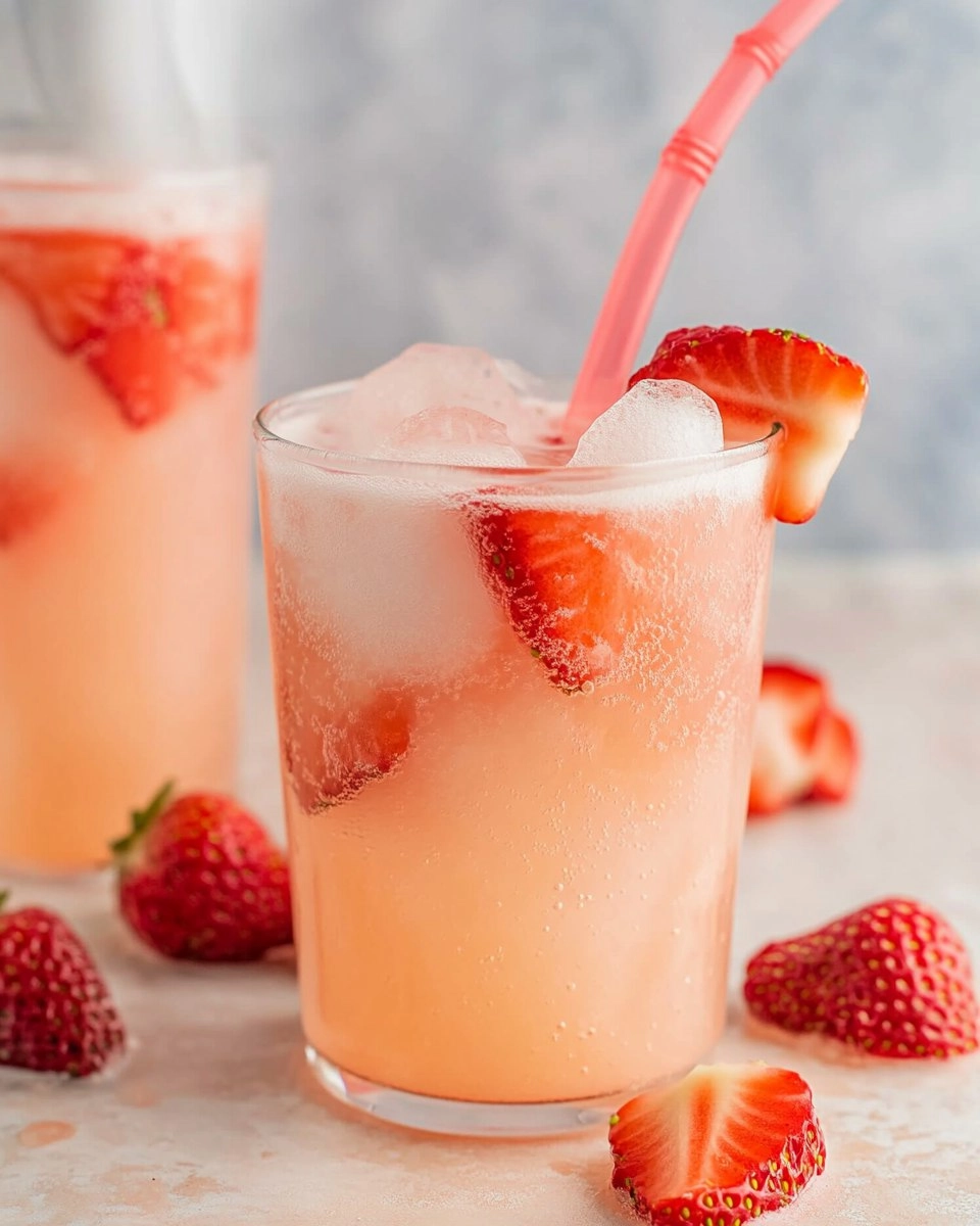 Healthy Pink Drink Strawberry Refresher (Whole30, Caffeine-Free, Vegan)