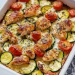 Mediterranean-Chicken-Zucchini-Bake-Recipe