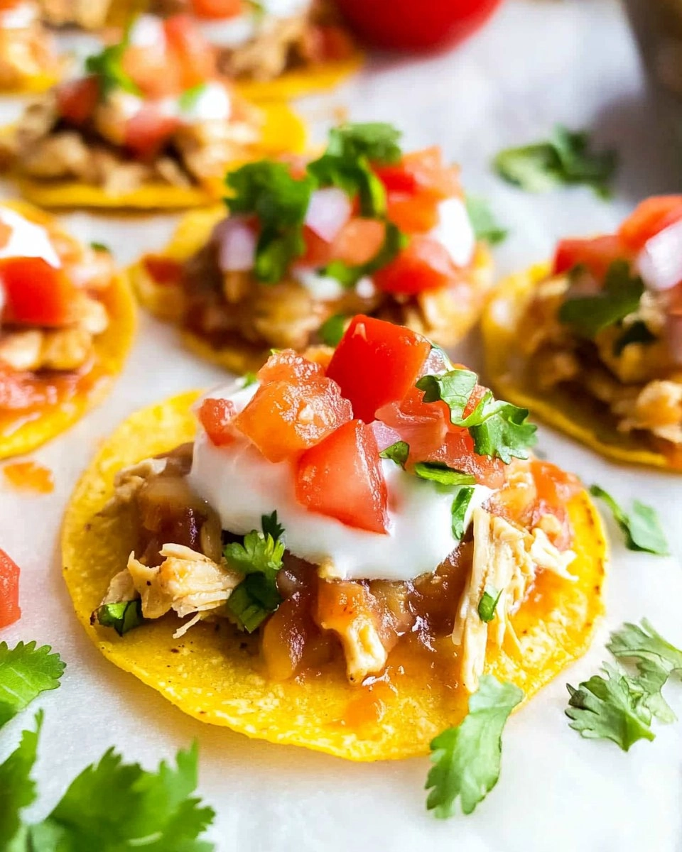 Mini Chicken Tostadas