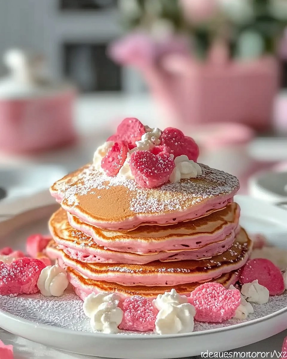 Romantic Brunch Ideas Pink Pancakes 9 Romantic-Brunch-Ideas-Pink-Pancakes-Recipe