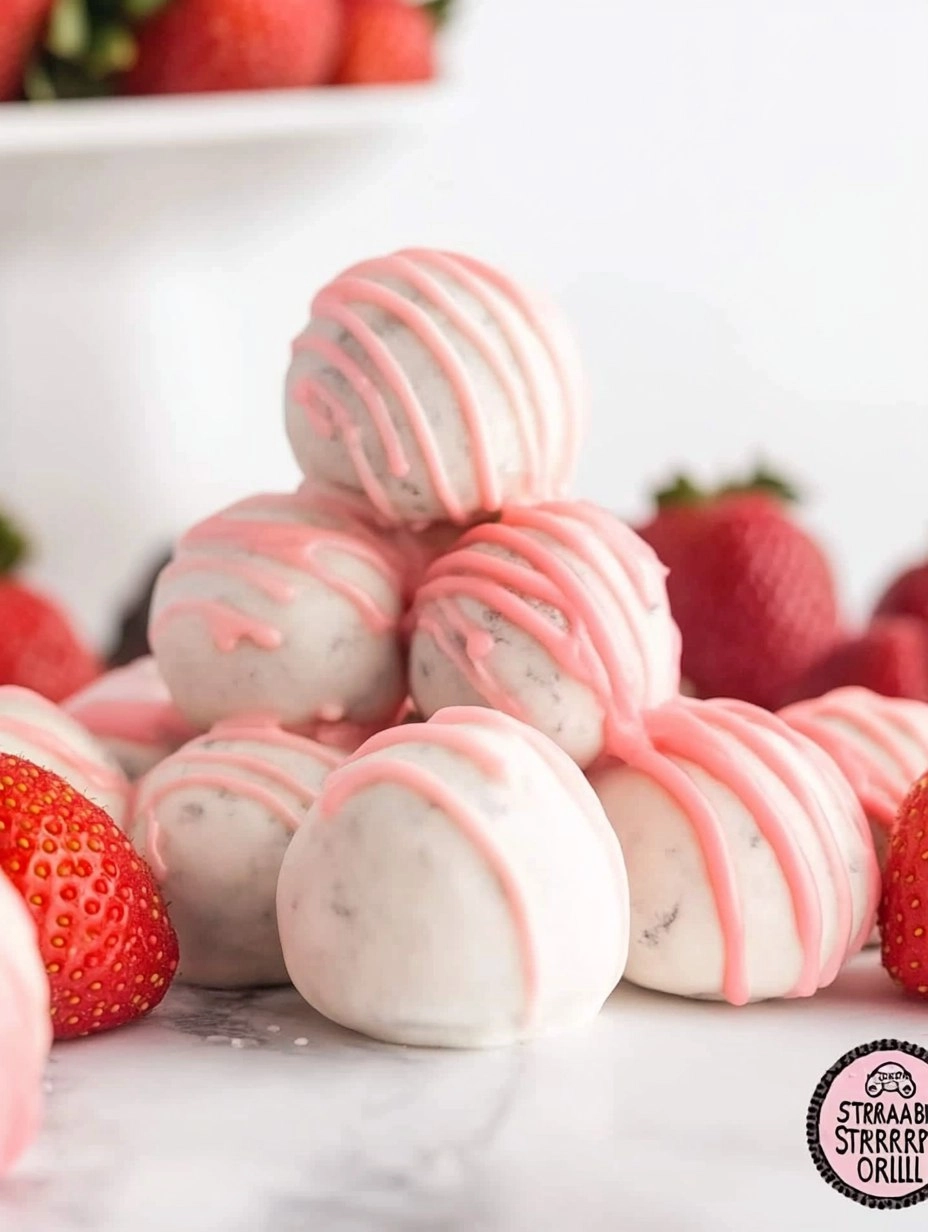 STRAWBERRY SHORTCAKE OREO BALLS 76 STRAWBERRY SHORTCAKE OREO BALLS