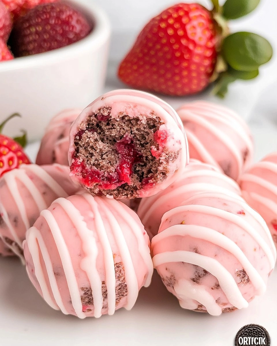STRAWBERRY SHORTCAKE OREO BALLS 77 STRAWBERRY SHORTCAKE OREO BALLS