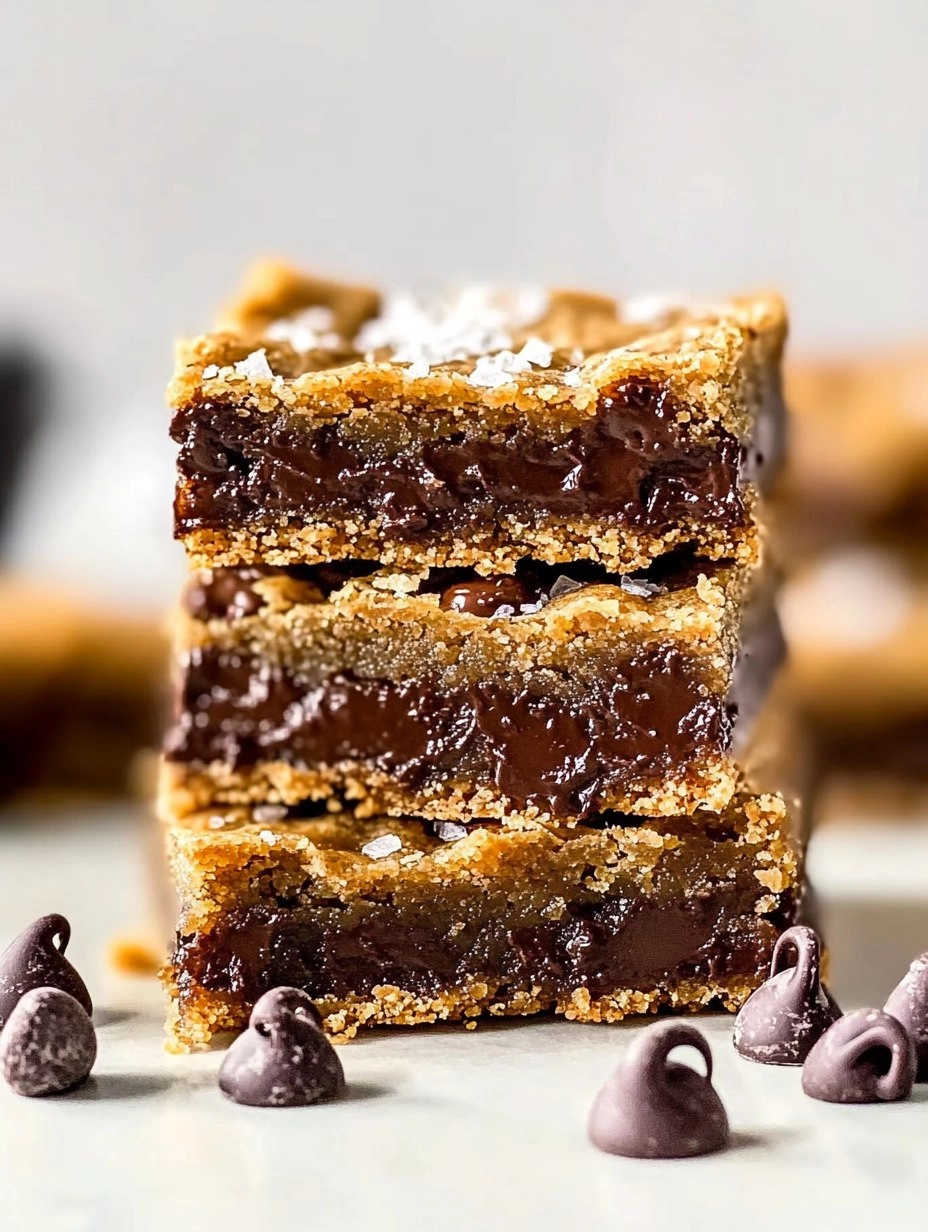 Salted Brown Butter Chocolate Chip Cookie Bars