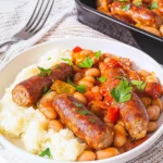Sausage-Butter-Bean-Tomato-Tray-Bake-Recipe