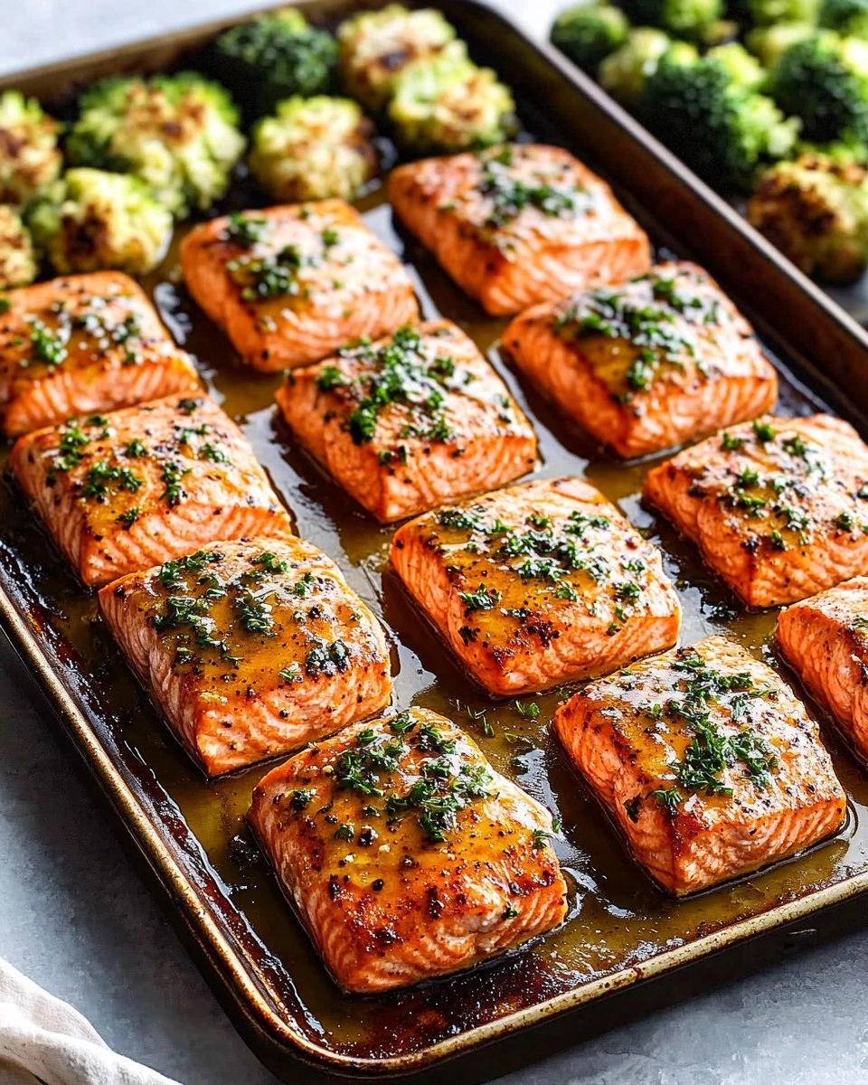 Sheet-Pan Honey Mustard Salmon