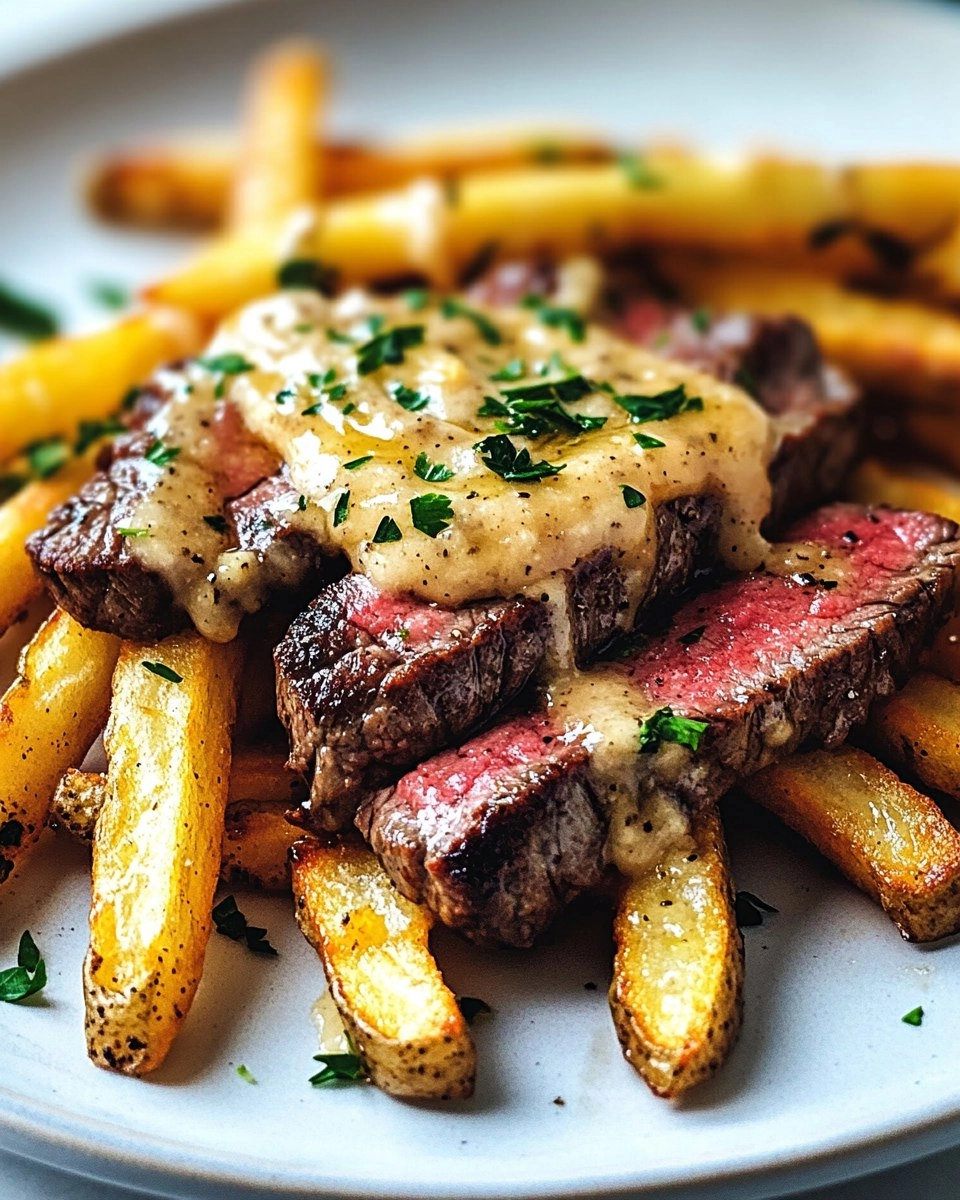 Steak Frites with Honey Dijon Aioli 