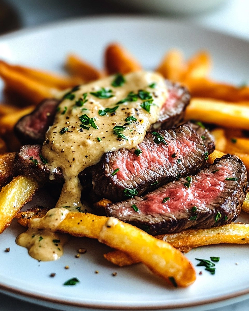 Steak Frites with Honey Dijon Aioli 