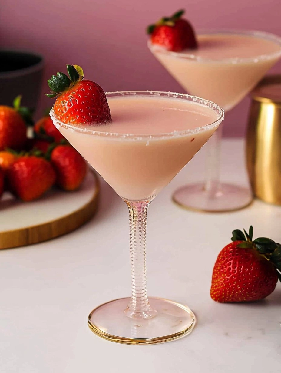 Strawberries and Cream Martini