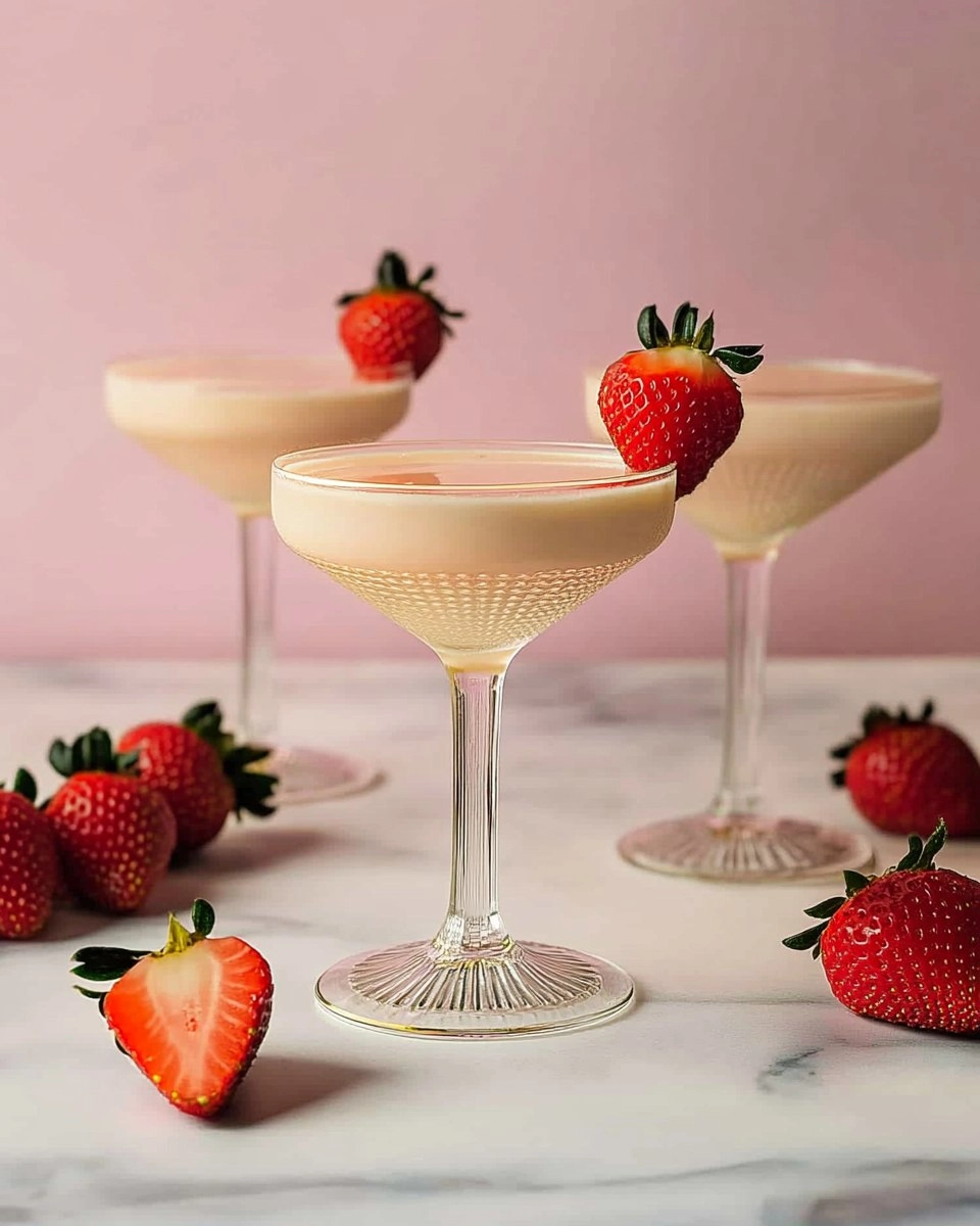 Strawberries and Cream Martini