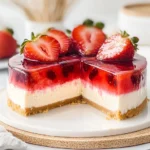 Strawberry-Jelly-Cheesecake-Recipe