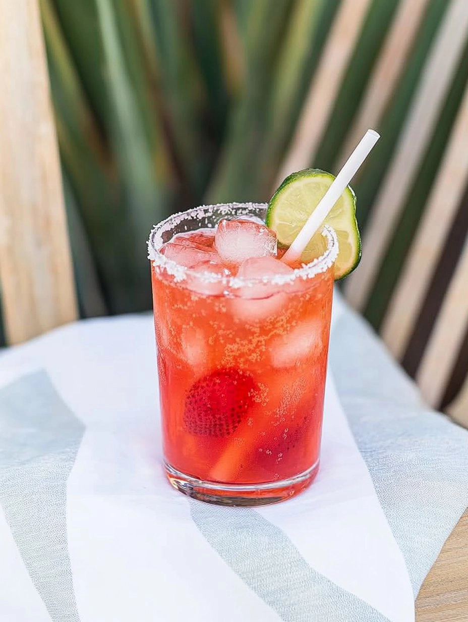 The Best Strawberry Tequila Sodas