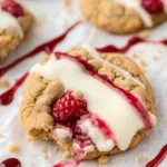 The-best-Crumbl-Raspberry-Cheesecake-Cookies-EVER-Recipe