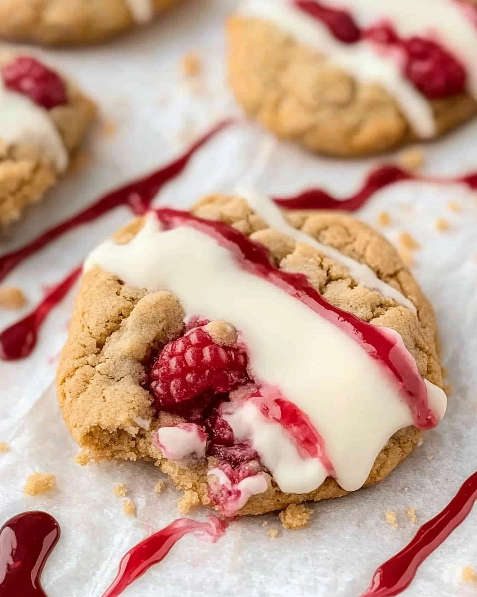 The best Crumbl Raspberry Cheesecake Cookies EVER!