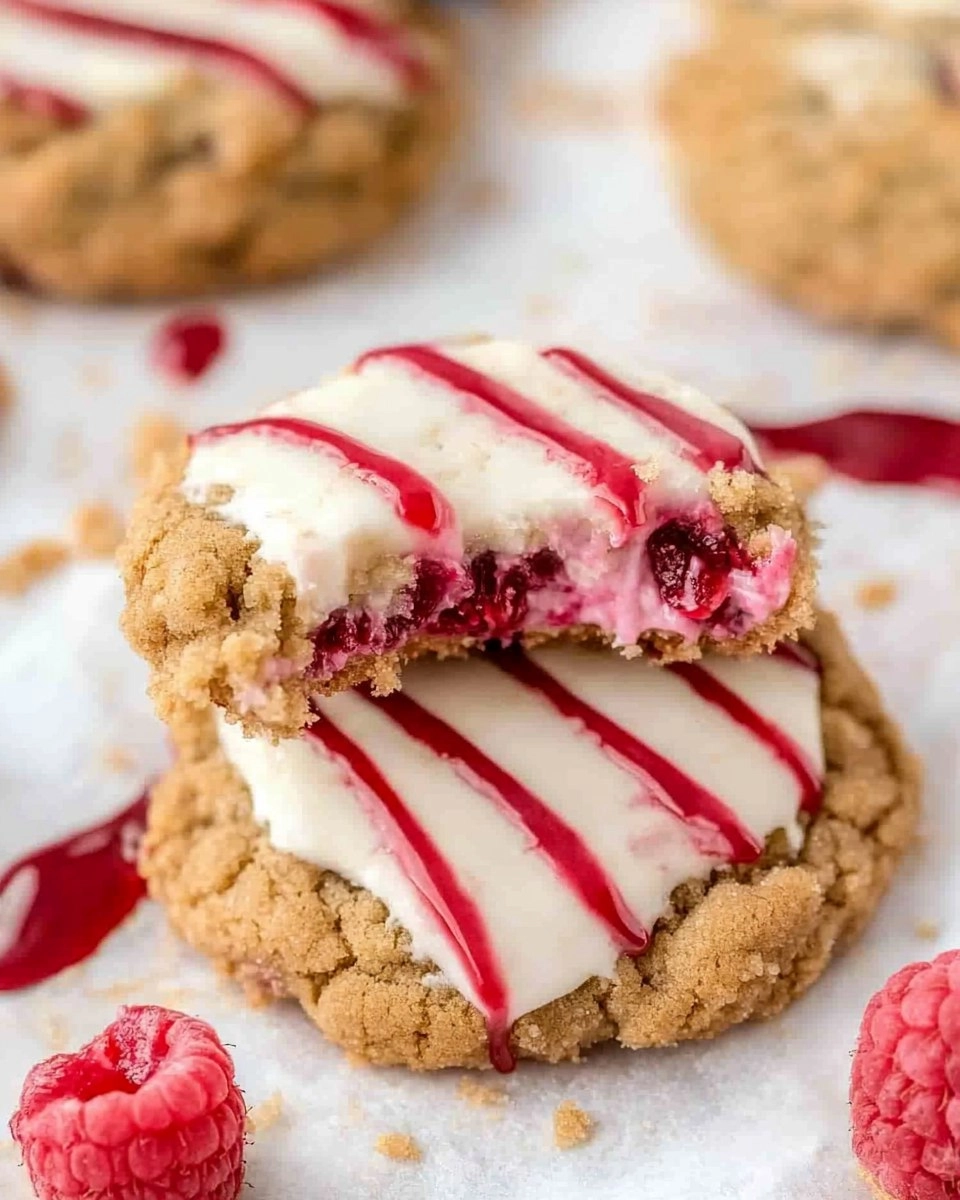 The best Crumbl Raspberry Cheesecake Cookies EVER!