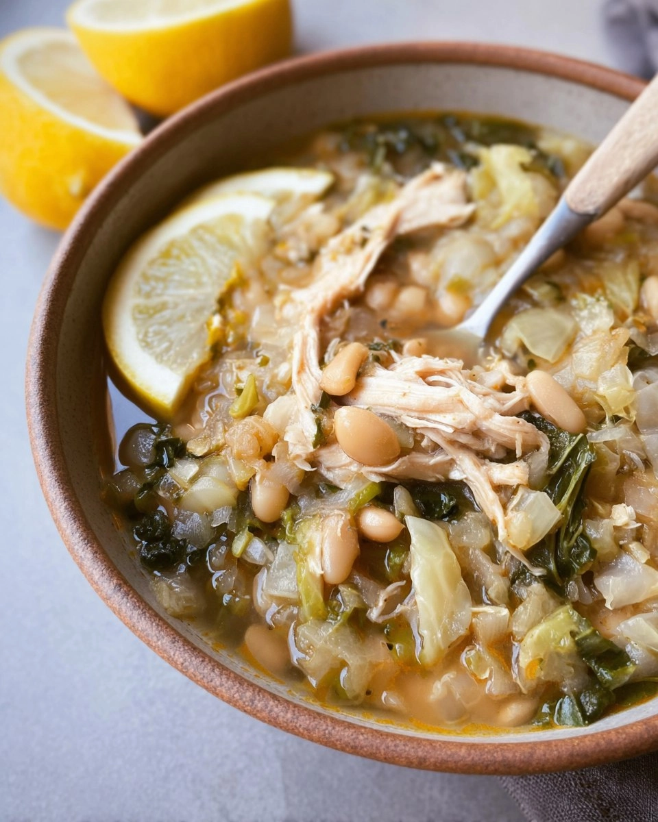 Top Chicken Cabbage and White Bean Soup