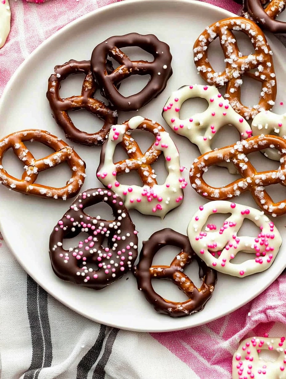 Valentine Chocolate Covered Pretzels for kids 51 Valentine Chocolate Covered Pretzels for kids