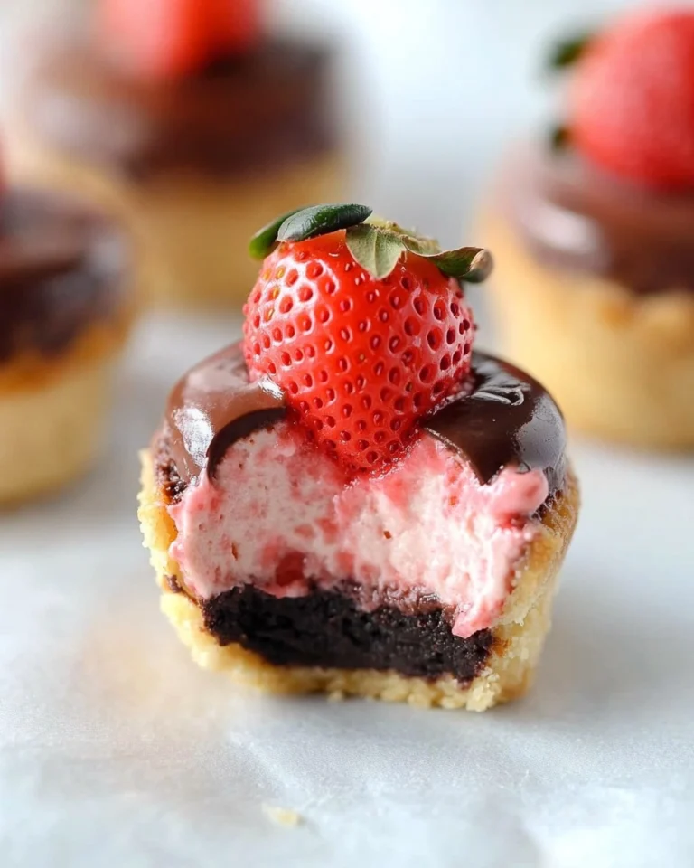 Valentines-Day-Chocolate-Strawberry-Mini-Cheesecakes-Recipe