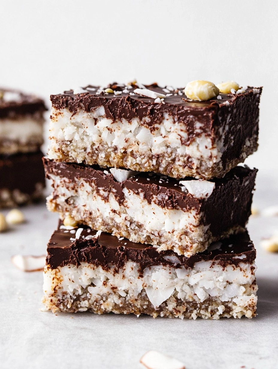 Valentine’s Day  Coconut-Chocolate Keto Bars